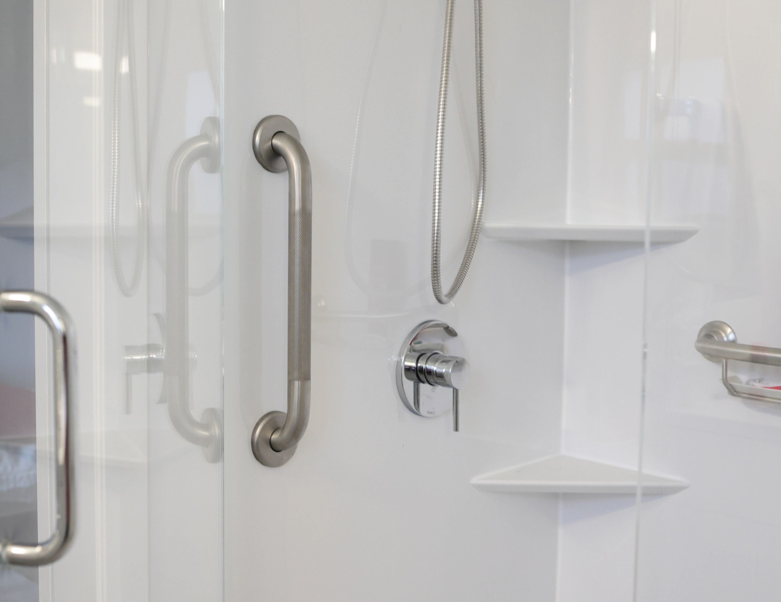 Shower hardware and glass replacement